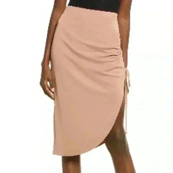 open edit Dresses & Skirts - Open Edit Side Ruched Skirt NWOT
